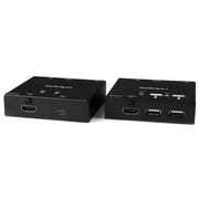 StarTech.com HDMI over CAT6 Extender with 4-port USB Hub - 165 ft (50m) - 1080p - TAA
