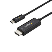 StarTech.com 10ft (3m) USB C to HDMI Cable - 4K 60Hz USB Type C to HDMI 2.0 Video Adapter Cable - Thunderbolt Compatible - Laptop to HDMI Monitor/Display - DP 1.2 Alt Mode HBR2 - Black