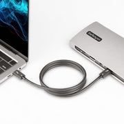StarTech.com 3.3ft (1m) Thunderbolt 4 Cable - 40Gbps - 100W PD - 4K/8K Video - Intel-Certified Thunderbolt Cable - Compatible w/ USB4/Thunderbolt 3/USB 3.2/USB Type-C/DisplayPort