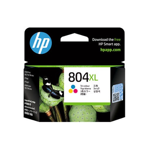 HP 804XL TRI-COLOR INK CART 415 PAGES FOR HP ENVY 6220 6222 7120 7820 7822