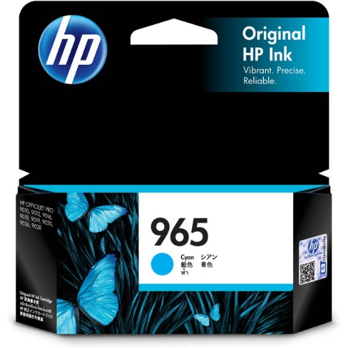 HP 965 Cyan Originl Ink 3JA77AA