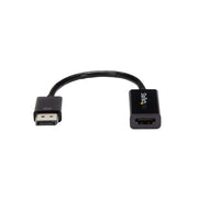 StarTech.com DisplayPort to HDMI Adapter - 4K 30Hz Active DisplayPort to HDMI Video Converter - DP to HDMI Monitor/TV/Display Cable Adapter Dongle - Ultra HD DP 1.2 to HDMI 1.4 Adapter