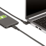 StarTech.com 3ft (1m) USB-C Cable, Right-Angled, USB 10Gbps, 100W (5A) Power Delivery, 8K 60Hz / 4K 144Hz DP Alt Mode, Rugged USB C Cord - Thunderbolt Compatible