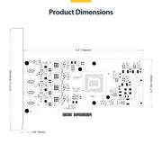 StarTech.com 4-Port USB Type-C PCIe Card, USB 3.2 10Gbps, USB-C PCI Express Expansion Card, 4x Independent USB Controllers, Windows/Linux/macOS, TAA-Compliant