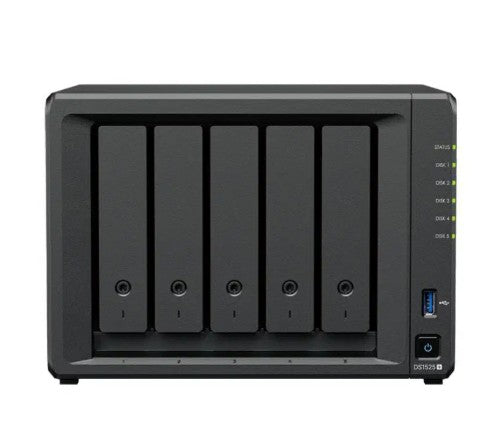 Synology DiskStation DS1525+ NAS/storage server Ryzen Embedded V1500B 8 GB DDR4 0 TB Black