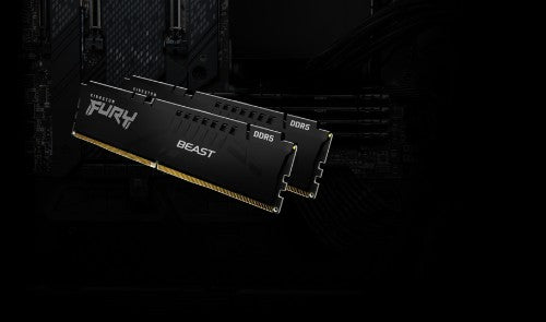 Kingston Technology FURY Beast 64GB 6000MT/s DDR5 CL36 DIMM (Kit of 2) Black