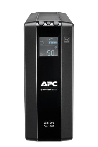 APC Back-UPS Pro, 1600VA/960W, Tower, 230V, 8x IEC C13 outlets, AVR, LCD, User Replaceable Battery