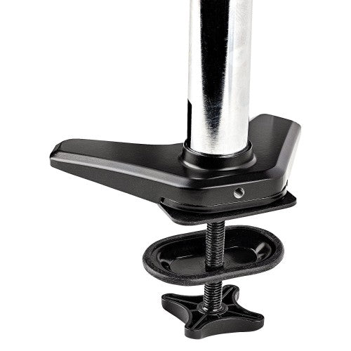 StarTech.com Desk Mount Monitor Arm for Single VESA Display up to 32" or 49" Ultrawide (17.6lb/8kg) - Full Motion Articulating & Height Adjustable - C-Clamp, Grommet - Single Monitor Arm