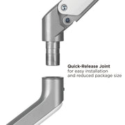 Brateck Counterbalance Monitor Arm 81.3 cm (32") Grey Desk