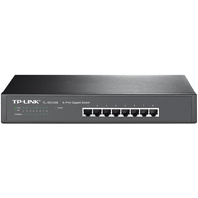 TP-Link TL-SG1008 network switch Unmanaged Gigabit Ethernet (10/100/1000) Black