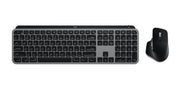 Logitech MX Keys S Combo for Mac keyboard Mouse included Home/Office RF Wireless + Bluetooth QWERTY US English Grey
