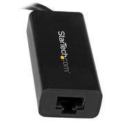 StarTech.com USB-C to Gigabit Ethernet Adapter, Black, Thunderbolt 3 / 4 Compatible, Windows & Mac, RJ45 LAN Network Converter