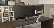 Atdec AWMS-HXB-G-S monitor mount / stand Silver Desk