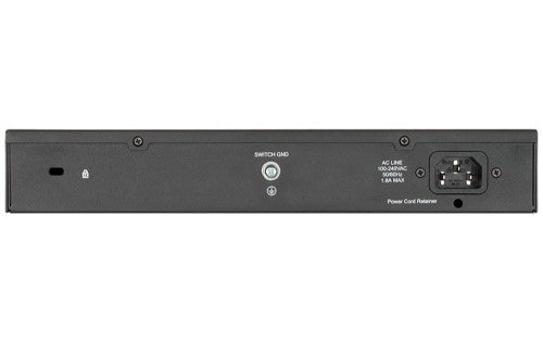 D-Link DGS-1100-18PV2 network switch Managed L2 Gigabit Ethernet (10/100/1000) Power over Ethernet (PoE) 1U Black