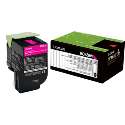 Lexmark 80C8SME toner cartridge 1 pc(s) Original Magenta