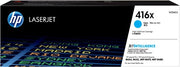 HP 416X CYAN TONER - HIGH YIELD- APPROX 6K PAGES - M454, M479, M455, M480 MODELS