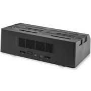 StarTech.com 4-Bay USB to SATA Hard Drive Docking Station, USB 10Gbps, External 2.5" & 3.5" SSD / HDD Dock, SATA III, Hot-Swap Hard Drive Bay, Top-Loading