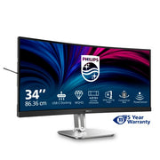 Philips 34B2U5600C/75 computer monitor 86.4 cm (34") 3440 x 1440 pixels Dual QHD LCD Grey