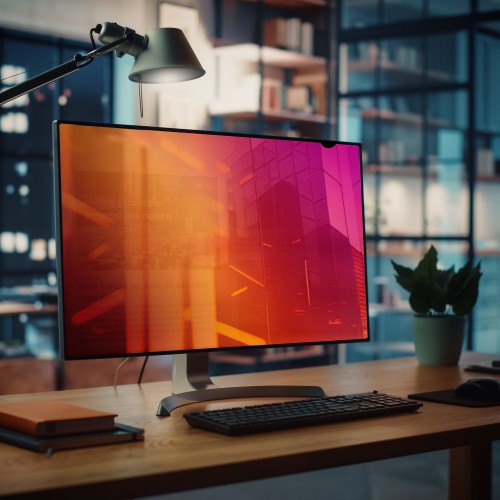 StarTech.com 24-inch 16:10 Gold Monitor Privacy Screen, Reversible Filter w/Enhanced Privacy, Glossy Computer Security Filter, Removable Screen Protector/Shield, +/- 30 Deg.