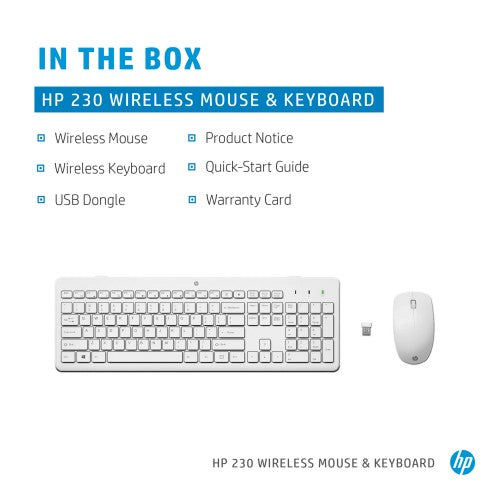 HP 230 Wireless Mouse and Keyboard Combo