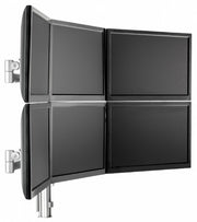 Atdec AWMS-6-13717-H-S monitor mount / stand 61 cm (24") Silver