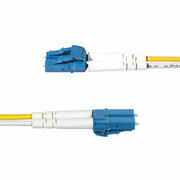 StarTech.com 2m (6.6ft) LC to LC (UPC) OS2 Single Mode Duplex Fiber Optic Cable, 9/125µm, 100G, Bend Insensitive, Low Insertion Loss - LSZH Fiber Jumper Cord