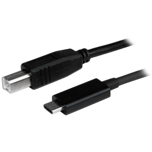 StarTech.com 3ft (1m) USB-B to USB-C Cable, Data Cord, USB 2.0, USB-C Data Transfer Cable