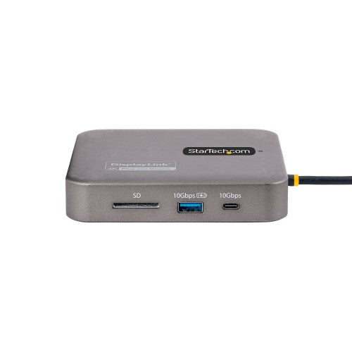 StarTech.com USB C Docking Station, Dual 4K 60Hz HDMI compatible with MacBook Pro (M1/M2/M3/M4) and Windows, USB-A/USB-C 10Gbps Hub, 100W Power Delivery, GbE, SD, 22in/56cm Cable