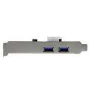 StarTech.com 2 Port PCI Express PCIe SuperSpeed (5Gbps) USB 3.0 Card Adapter with UASP - LP4 Power