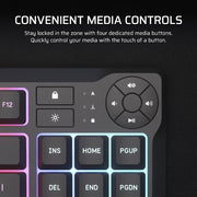 Corsair K55 CORE TKL keyboard Gaming USB QWERTY English Black