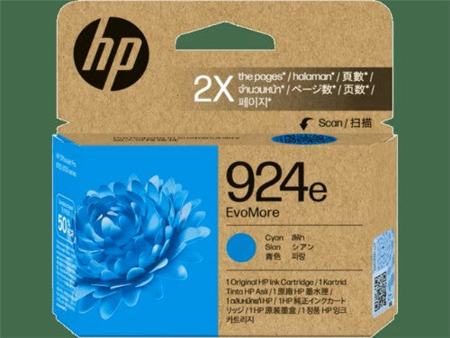 HP HP 924e EvoMore Cyan Original Ink Cartridge
