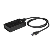 StarTech.com 4 Port USB 3.0 Hub - USB Type-A to 1x USB-C & 3x USB-A - Commercial Metal USB Hub - SuperSpeed USB 3.2 Gen 1 (5Gbps)- Self Powered - BC 1.2 Fast Charge - Mountable/Rugged