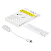 StarTech.com USB 3.0 to Gigabit Network Adapter, Silver, Sleek Aluminum Design for MacBook, Chromebook or Tablet, Native Driver Support