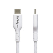 StarTech.com 6.6ft (2m) USB-C Charging Cable, Charge & Sync, 60W (3A) PD, USB 2.0 Laptop Charger Cable - White USB C Charging Cord