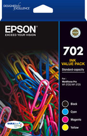 Epson 702 ink cartridge Standard Yield Black, Cyan, Magenta, Yellow