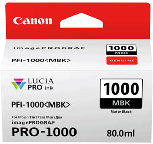 Canon PFI-1000MBK Matte Black Ink Cartridge