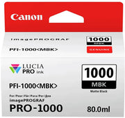 Canon PFI-1000MBK Matte Black Ink Cartridge