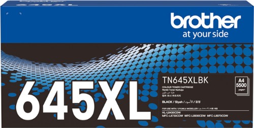 Brother HIGH YIELD BLACK TONER. COMPATIBEL WITH HL-L8430CDW, MFC-L8730CDW, MFC-L8930CDW and MFC-L8970CDW.UP TO 5500 PAGES