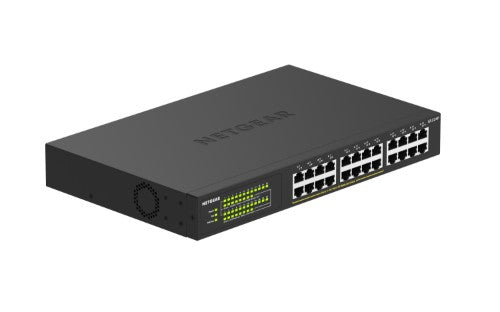 NETGEAR GS324P Unmanaged Gigabit Ethernet (10/100/1000) Power over Ethernet (PoE) Black