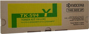 KYOCERA TK-594Y YELLOW TONER KITYIELD 5K FS-C2026MFP FS-C2126MFP FS-C5250DN C2626MFP C2526MFP