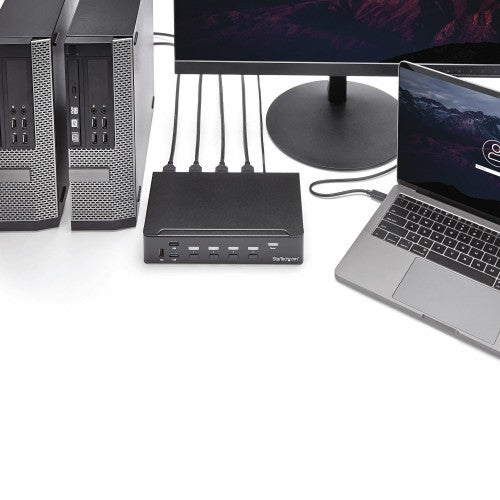 StarTech.com 4-Port HDMI KVM Switch - USB 3.0 - 1080p - TAA
