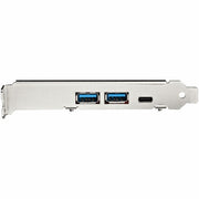 StarTech.com 5-Port USB PCIe Card - 10Gbps USB 3.2 Gen 2 PCIe Card w/ 1x USB-C & 2x USB-A - 1x 2 Port IDC (Internal 5Gbps USB Header Expansion) - USB C PCI Express Controller Card - TAA