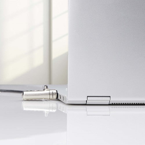 StarTech.com Slim Lock K-Slot Compatible, 5ft (1.5m) Locking Cable, Anti-Theft Security For Laptop/Notebook, Cut-Resistant Steel Cable, Combination Lock, TAA