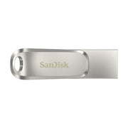 SanDisk Ultra Dual Drive Luxe USB flash drive 128 GB USB Type-A / USB Type-C 3.2 Gen 1 (3.1 Gen 1) Stainless steel