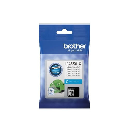 Brother LC432XLC ink cartridge 1 pc(s) Original Cyan
