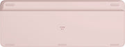 Logitech 920-011329 keyboard Office RF Wireless + Bluetooth QWERTY English Rose