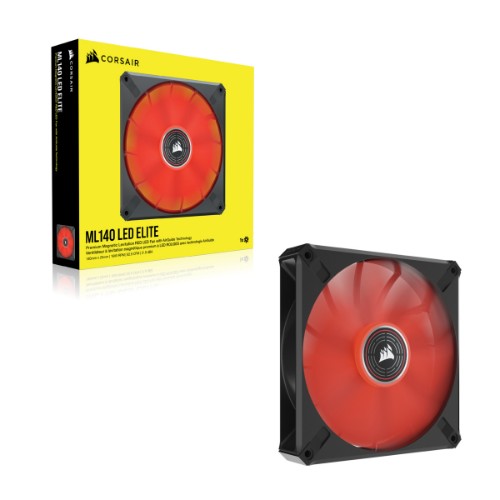 Corsair ML140 LED ELITE Computer case Fan 14 cm Black 1 pc(s)
