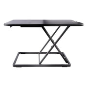 StarTech.com Standing Desk Converter for Laptop - Up to 8kg/17.6lb - Height Adjustable Laptop Riser - Table-Top Stand-Up Desk Converter for Home Office - Sit-Stand Desk Platform