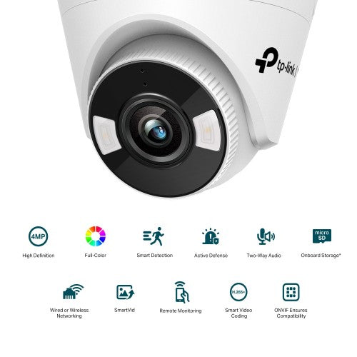 TP-Link VIGI C440(4mm) Turret IP security camera Indoor & outdoor 2560 x 1440 pixels Ceiling