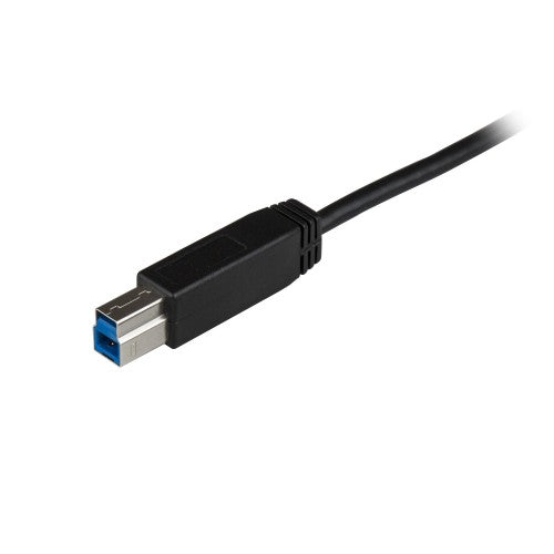 StarTech.com 3ft (1m) USB-B to USB-C Cable, USB 10Gbps, Data Cord, USB 3.2 Gen 2, USB-C Data Transfer Cable